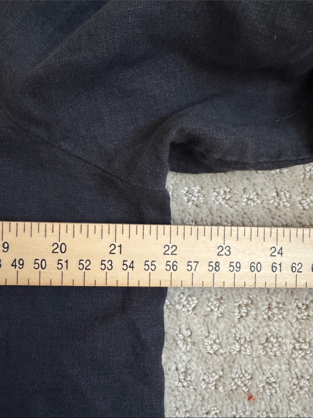 FLAX | 100% Linen Long Sleeve Cardigan Button Up Blouse in Black | Size S - Picture 6 of 7